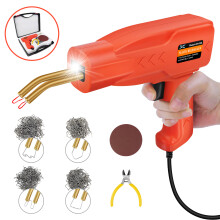 150W Plastic Welding Machine Car Bumper Repair Kit with 800Pcs Hot Staples and Case Welding Repairing Machine