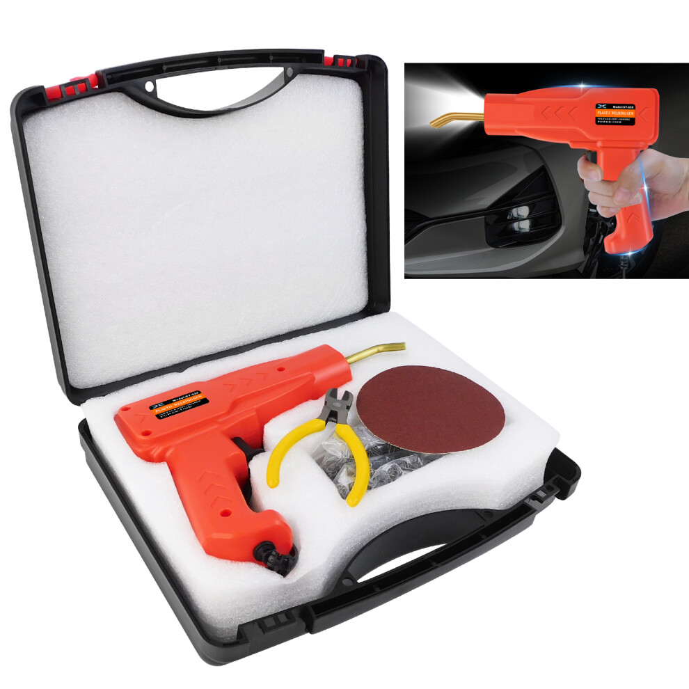 150W Plastic Welding Kit Plastic Welder, Plastic Welding Machine With 800Pcs Hot Stapler And Case, Plastic Welding Repair Kit For Car Bumpe 782429077305