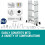 15.4FT 14in1 Foldable Ladder Multi-Purpose Aluminum Step Ladder 6