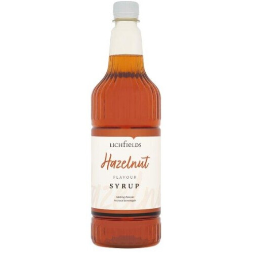 Lichfields Hazelnut Flavour Syrup 1 Litre