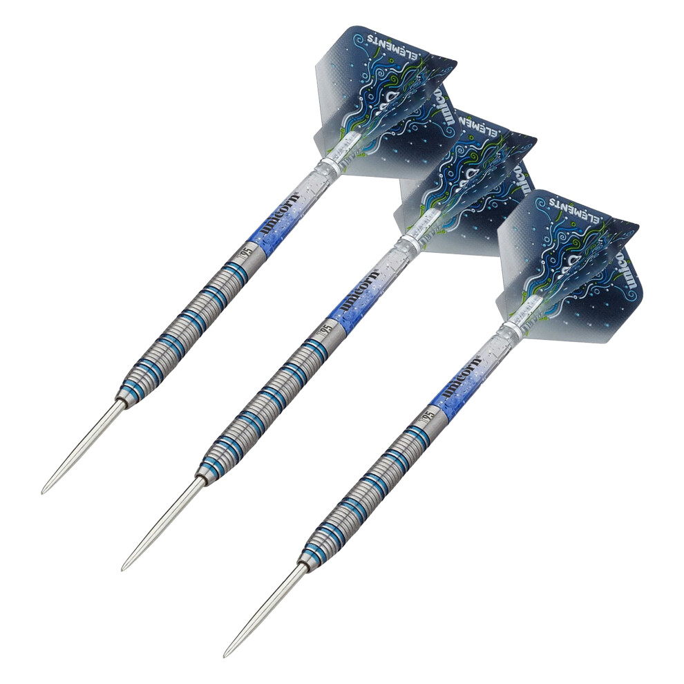 (20g, Grey/Blue/White) Unicorn T95 Core XL Tungsten Darts Set (Pack of 3)