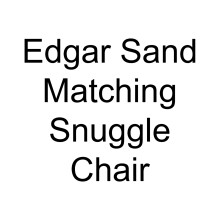 (Snuggle Chair) Edgar Chesterfield Fabric Sand 3 + 2 Sofa Suite