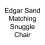 (Snuggle Chair) Edgar Chesterfield Fabric Sand 3 + 2 Sofa Suite 1