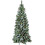 Snow Time Frosted Glacier Christmas Tree with Pine Cones - 8ft/240cm 1