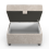(Storage Ottoman) Edgar Chesterfield Fabric Sand 3 + 2 Sofa Suite 3