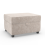 (Storage Ottoman) Edgar Chesterfield Fabric Sand 3 + 2 Sofa Suite 1