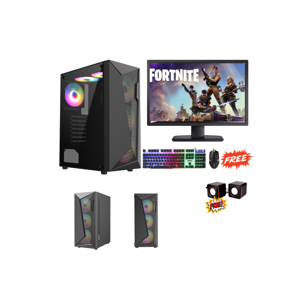 Gaming PC Bundle Intel Core i5 16GB 1TB HDD 128GB SSD + Monitor + Speakers set SALE