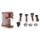 Kaiser (Bordeaux Red) Empire Espresso Coffee Machine & Toaster Bundle 6