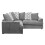 (Grey, 5 Seater Corner) Graceland Corner Sofa 3
