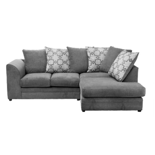 (Grey, 4 Seater Right Hand Facing) Graceland Corner Sofa 2