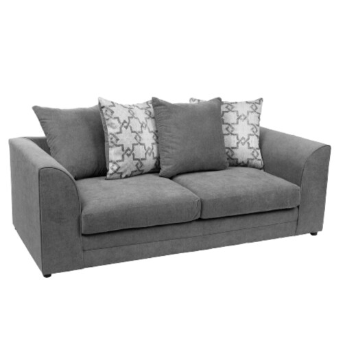 (Grey, 3 Seater) Graceland Corner Sofa