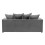 (Grey, 3 Seater) Graceland Corner Sofa 3