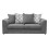 (Grey, 3 Seater) Graceland Corner Sofa 4