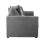 (Grey, 3 Seater) Graceland Corner Sofa 5