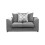 (Grey, 2 Seater) Graceland Corner Sofa 4