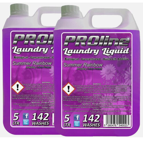 PROline Bio Laundry Detergent Summer Rainbow 10L (284 Washes)