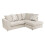 (Stone, 4 Seater Right Hand Facing) Graceland Corner Sofa 3