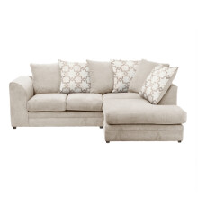 (Stone, 4 Seater Right Hand Facing) Graceland Corner Sofa