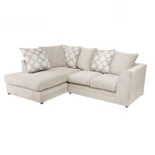 (Stone, 4 Seater Left Hand Facing) Graceland Corner Sofa