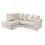 (Stone, 4 Seater Left Hand Facing) Graceland Corner Sofa 1