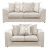 (Stone, 3 & 2 Seater) Graceland Corner Sofa 1