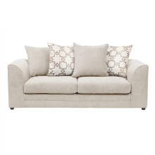 (Stone, 3 Seater) Graceland Corner Sofa