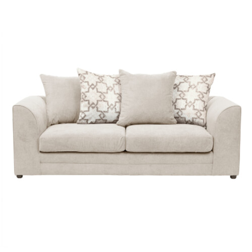 (Stone, 3 Seater) Graceland Corner Sofa