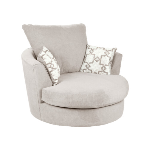 (Stone, Swivel Chair) Graceland Corner Sofa