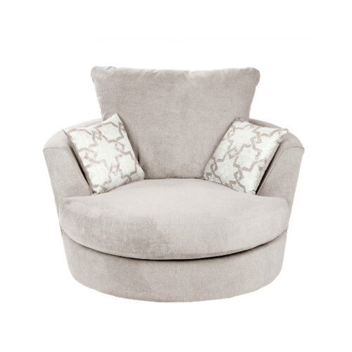 (Stone, Swivel Chair) Graceland Corner Sofa 2