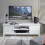 Noa and Nani Karlstad TV Unit with Cupboards in Classic White 3