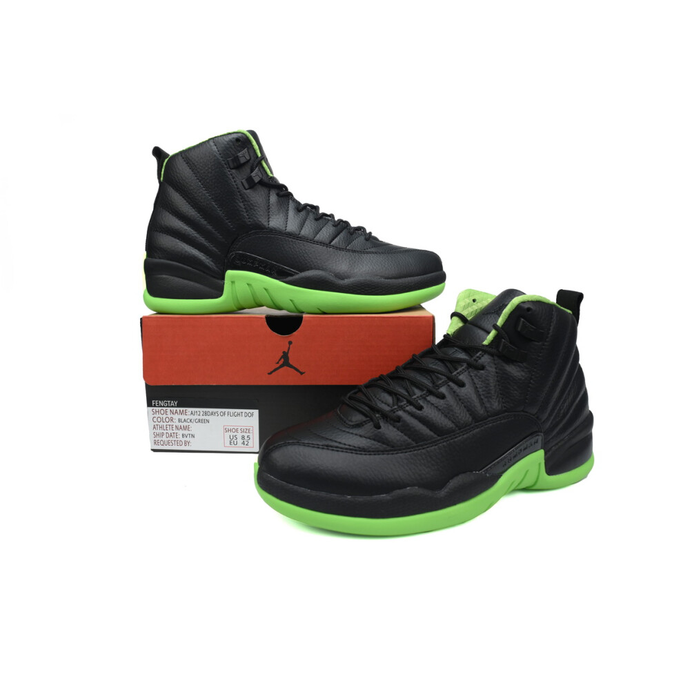 (EUR SIZE 45) Jordan Air Jordan 12 Retro Black Green