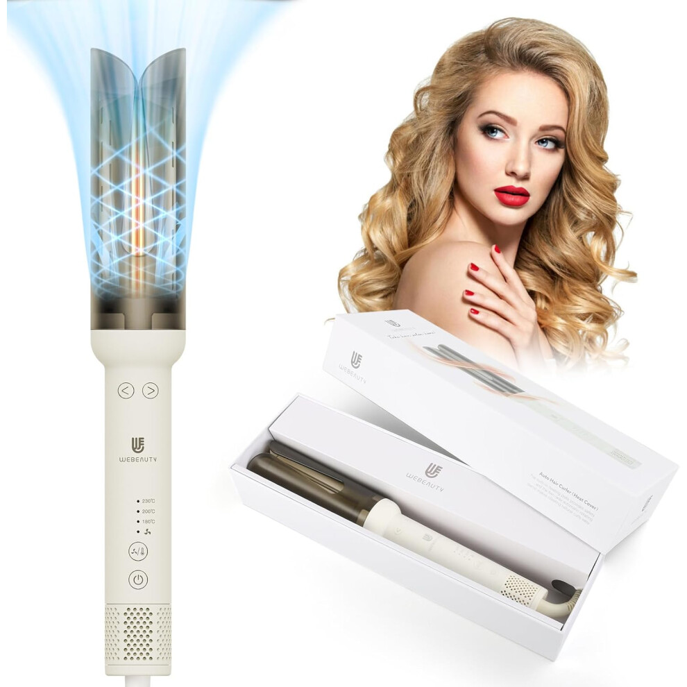 (34mm Barrel) Curling iron with innovative air system, ceramic curling iron, automatic curling iron, 180- 230C adjustable temperature curling iron