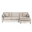 (Fog Grey, Right Hand Facing Corner) Hepburn Corner Sofa & 3 + 2 Seater Sofa Suite 5