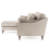 (Fog Grey, Left Hand Facing Corner) Hepburn Corner Sofa & 3 + 2 Seater Sofa Suite 3