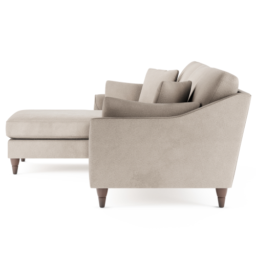 (Fog Grey, Left Hand Facing Corner) Hepburn Corner Sofa & 3 + 2 Seater Sofa Suite 2