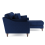 (Navy Blue, Right Hand Facing Corner) Hepburn Corner Sofa & 3 + 2 Seater Sofa Suite 3