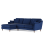 (Navy Blue, Left Hand Facing Corner) Hepburn Corner Sofa & 3 + 2 Seater Sofa Suite 1