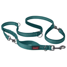 Halti Anatomy Teal Multi-Lead: Shock-Absorbing, Double-Ended, Reflective Dog Lead — Lightweight & Comfortable (Size L)