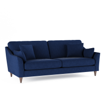 (Navy Blue, 3 Seater) Hepburn Corner Sofa & 3 + 2 Seater Sofa Suite