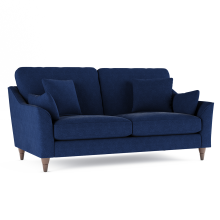 (Navy Blue, 2 Seater) Hepburn Corner Sofa & 3 + 2 Seater Sofa Suite