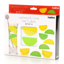 Lemon & Lime Reusable Ice Cubes, 5.5 x 3 x 2.5 cm