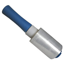 Mini Shrink Wrap Roll with Dispenser Handle 100mm x 150m Cling Film Applicator