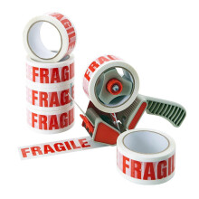 fragile Packing Tape Adhesive Tape with Fragile Wording, 50 mm x 66 m