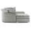 Furniture 786 (Scatter Back) Luxe U-Shaped Sofa Scatter Back/ Full Back/ Grey 4
