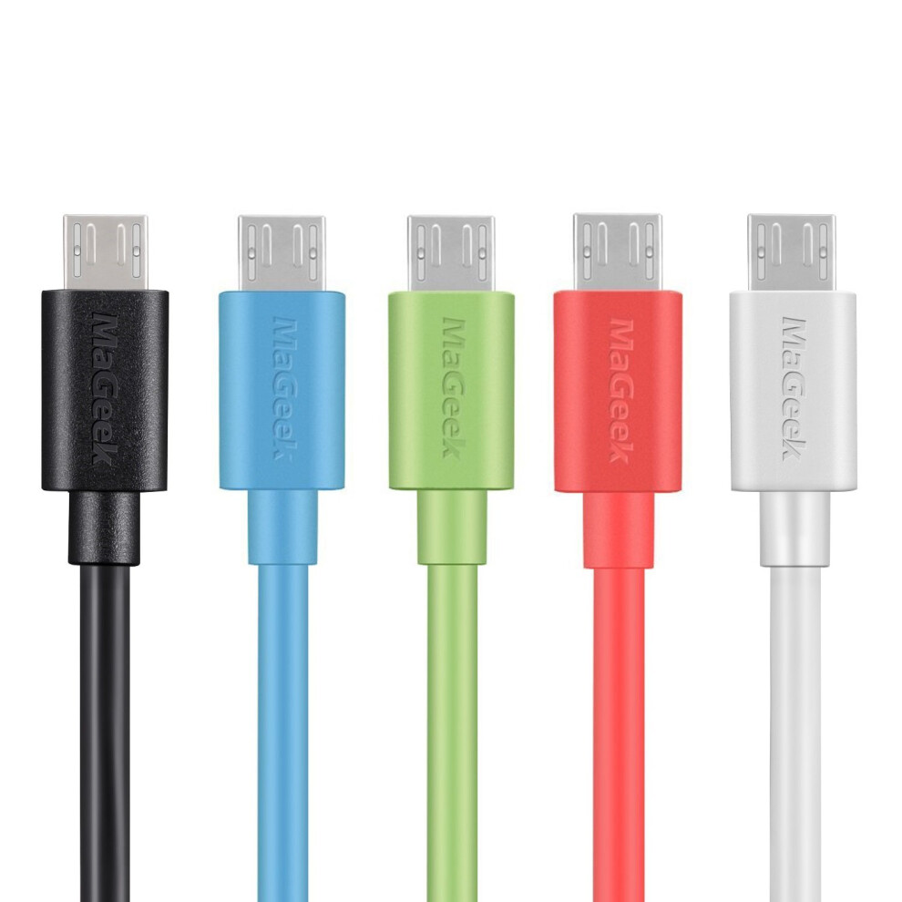[Pack Of 5Pcs] 3.3Ft / 1.0M Premium Micro Usb Cables High Speed Usb 2.0 A Male To Micro B Sync And Charge Cables For Samsung, Htc, Sony, Motorola, Lg, 713524837440