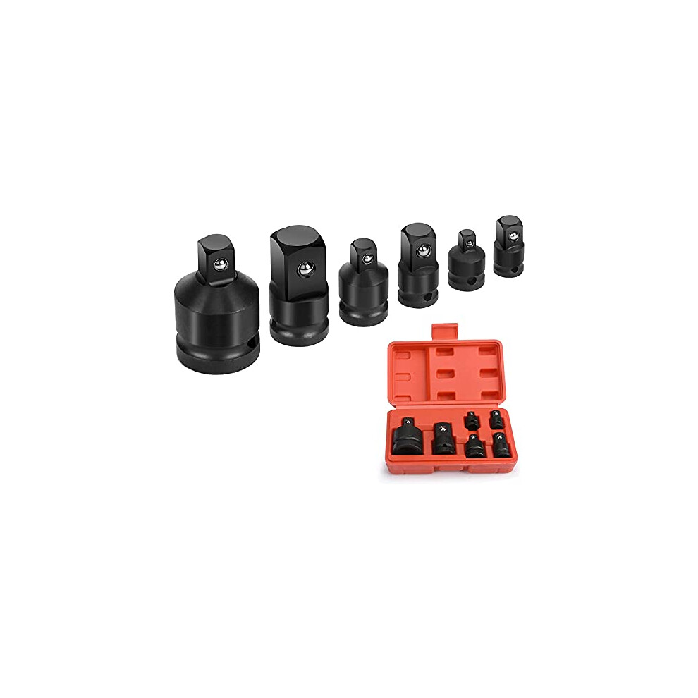 Socket Set Adapter Impact Socket Adaptor Set, Socket Wrench Adapters, 6 Pcs Reducer Adapter For Converter Socket Set 1/4" 3/8" 1/2" 3/4" 740379329059