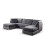 Furniture 786 (Full Back) Luxe U-Shaped Sofa Scatter Back/ Full Back/ Grey 4