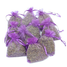 Fragrant Lavender Filled Bags (7x9cm) Insect and Moth Repellent For Clothes, Drawers, Wardrobes, Shoes, Travel, Sleep, Exams and Cars (10)