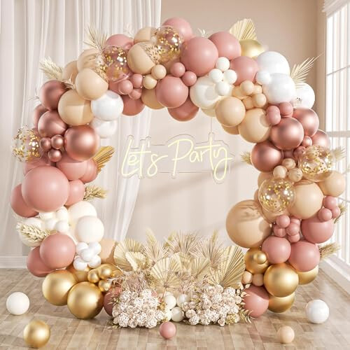 Pink Balloon Arches