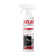 - Oven, Grill, & BBQ Cleaner Spray, Removes Baked On Food & Burnt-in Grease Fast, For Kitchen & Outdoors - 500ml